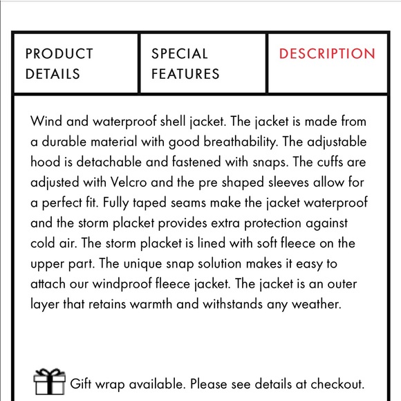 Kids Shell Jacket - Picture 4 of 5